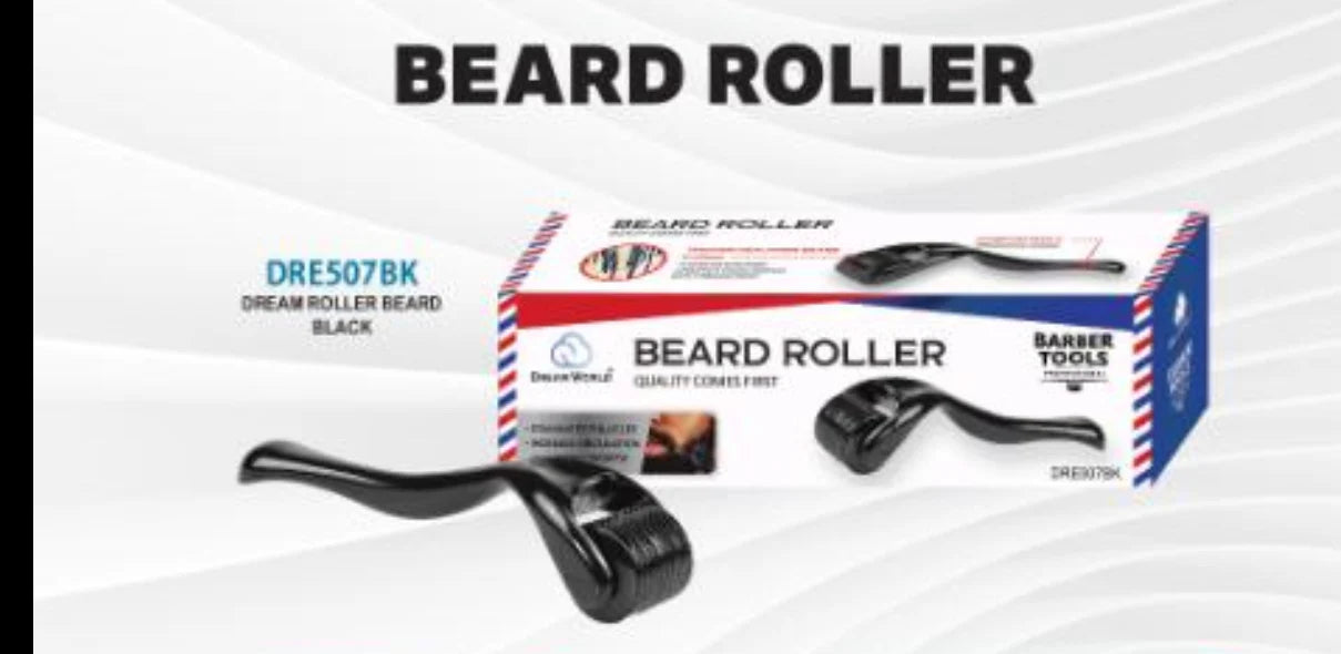 Dream Beard Roller – Stimulates Follicles & Promotes Beard Growth Black