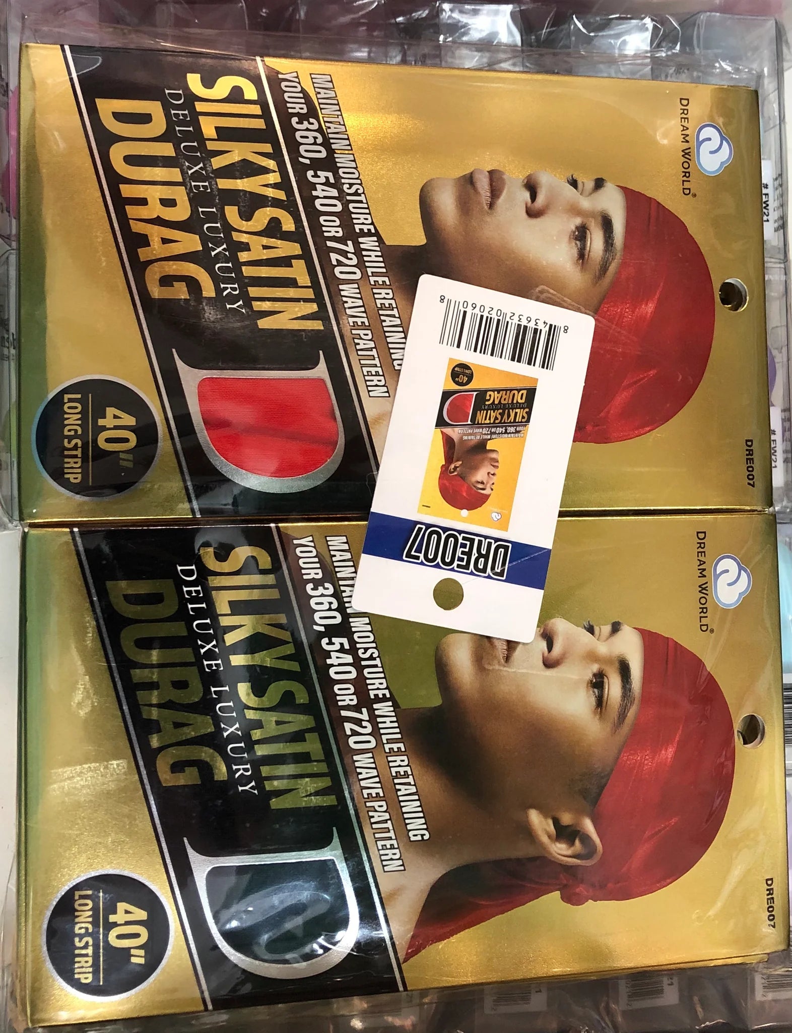 Dream Silky and Shiny Deluxe Du-Rag Assorted #007 - Dozen Pack