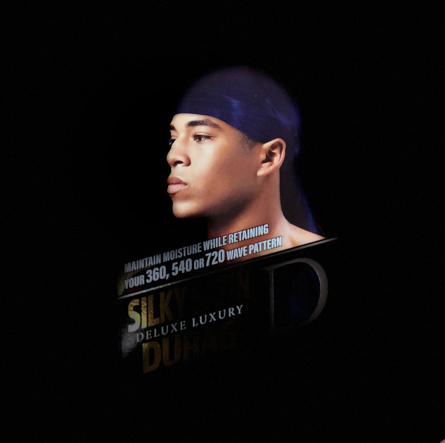 Dream Silky and Shiny Deluxe Du-Rag Navy #007N - Dozen Pack