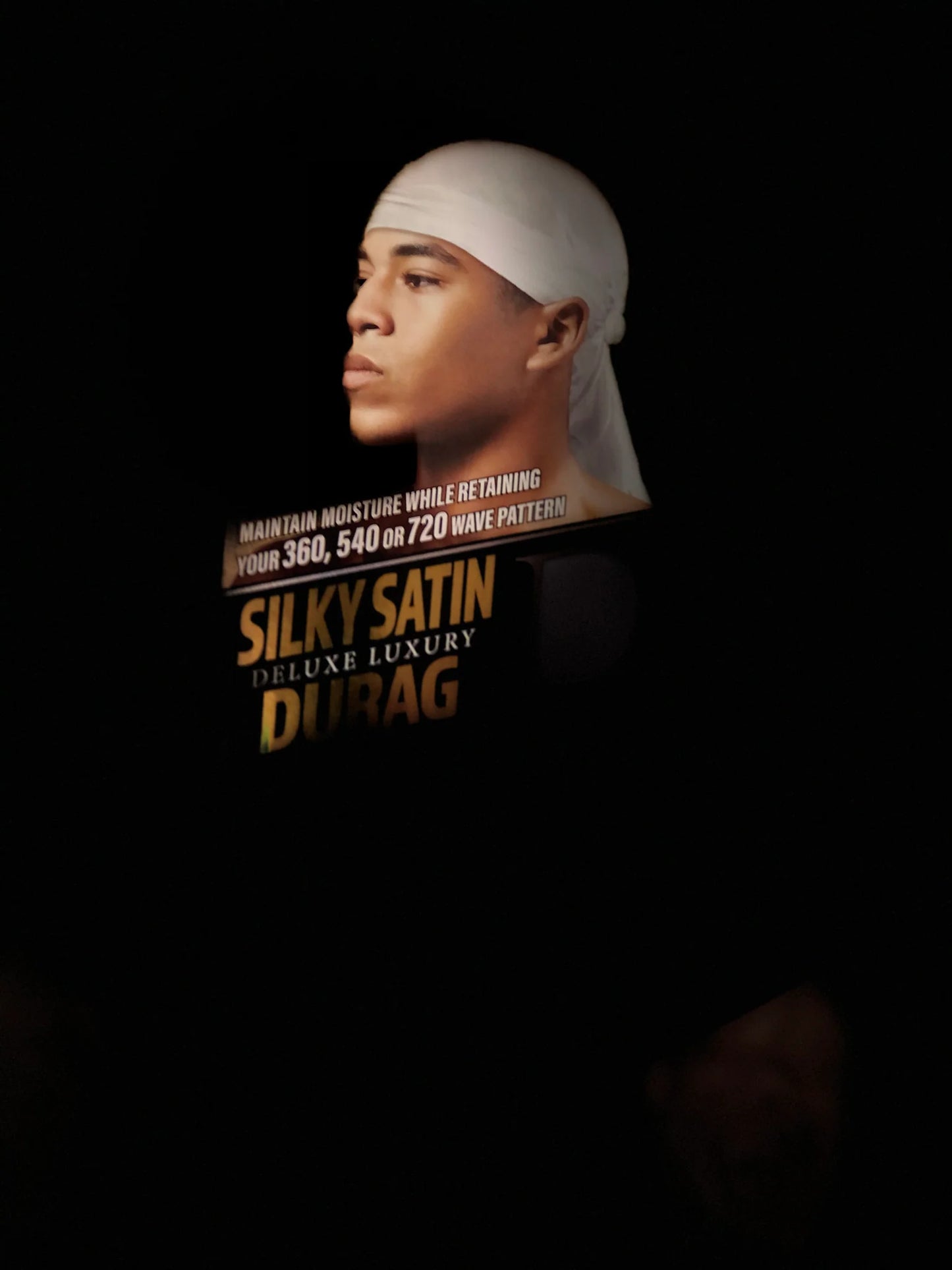 Dream Silky and Shiny Deluxe Du-Rag White #007W - Dozen Pack