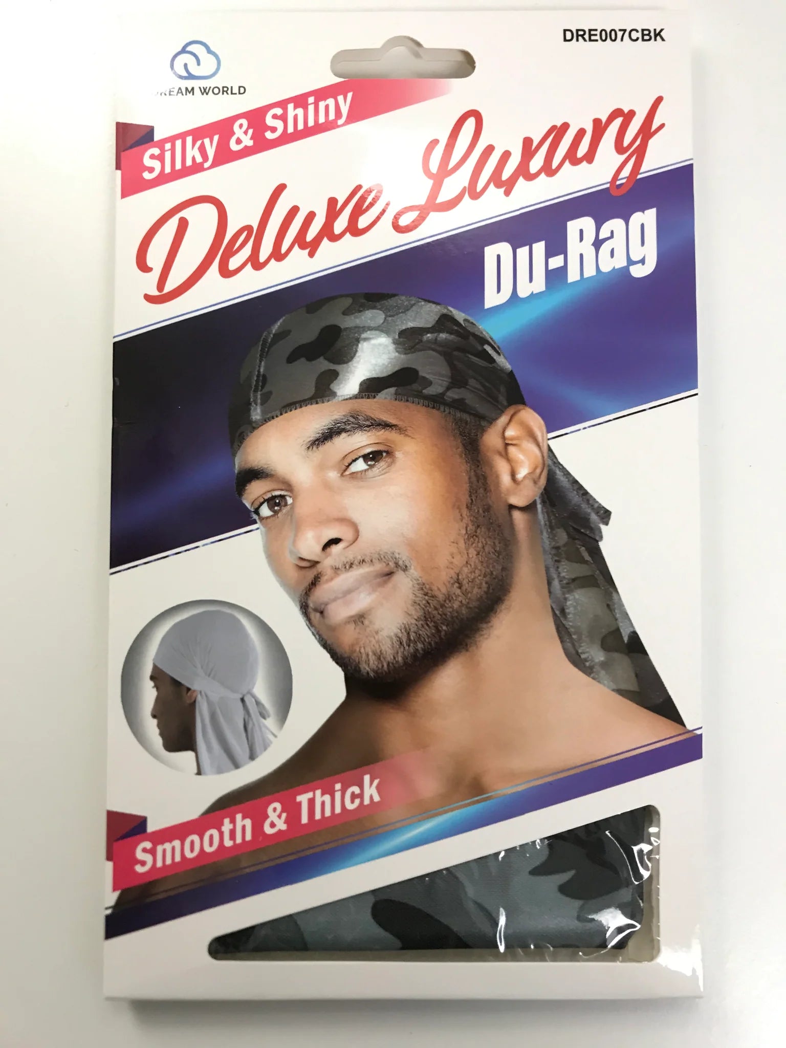 Dream World Deluxe Du-Rag Camouflage - Dozen Pack