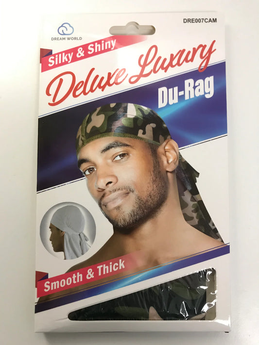 Dream World Deluxe Du-Rag Camouflage - Dozen Pack