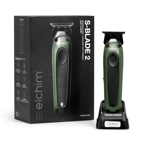 Elchim S-Blade 2 Professional Cordless Trimmer with DLC Titanium Blade