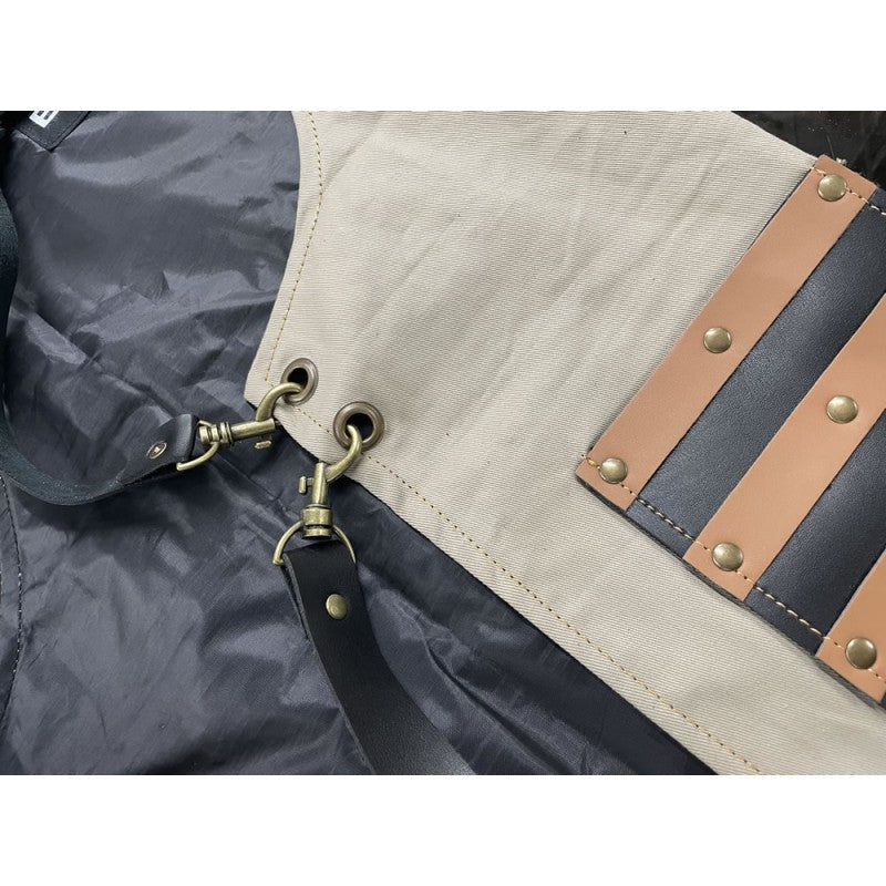 Empire Barber Brown Apron professional barber shop workwear
