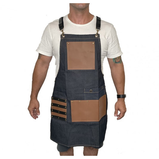 Empire Barber Denim Apron professional barber workwear