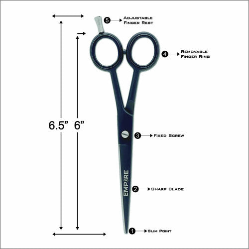 Empire Black Plasma Shear and Thinning Razor Duo Set