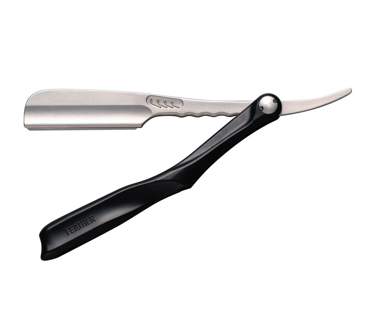 Feather Artist Club SS folding black straight razor professional