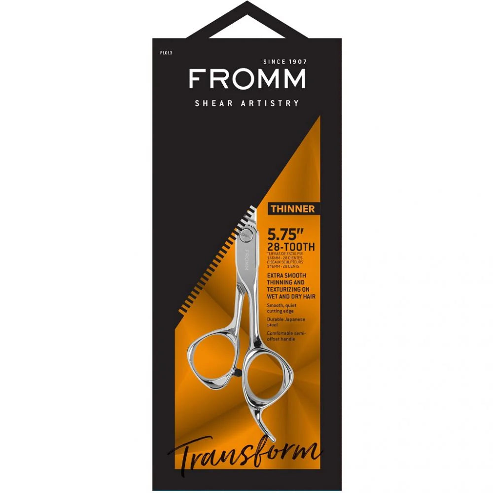 Fromm Transform thinning shears 5.75 inch matte silver F1013
