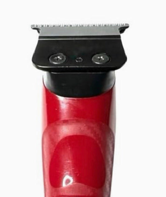 Philthy Blendz BaBylissPRO FX3 to FX Blade Saddle Conversion – converted red FX3 trimmer blade close-up