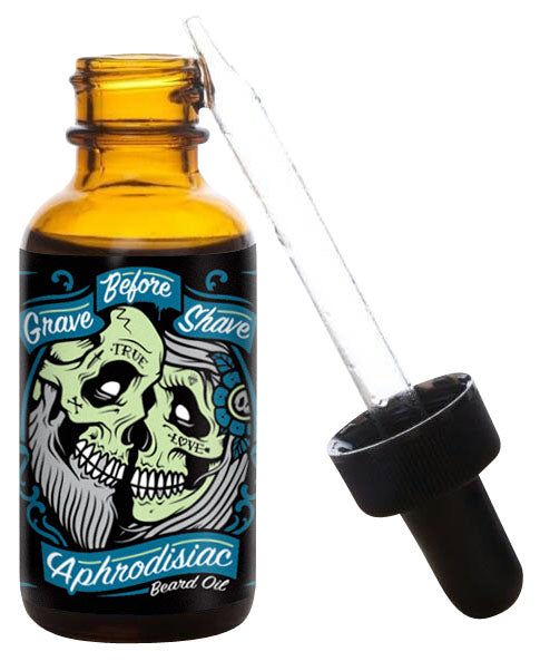 Grave Before Shave Beard Oil – 1 oz – GBS APHRODISIAC beard oil bottle product view