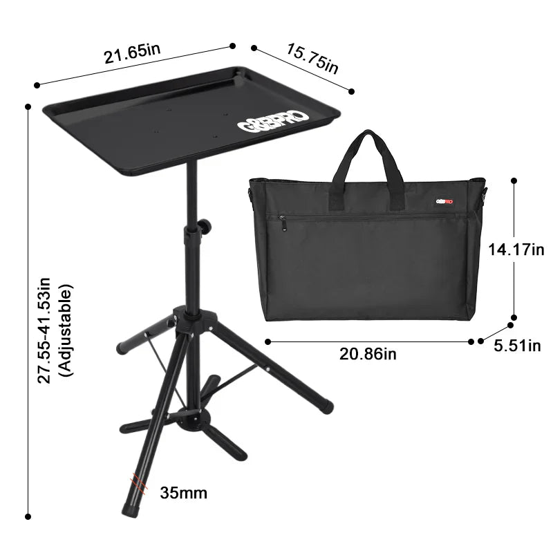 G&BPRO Elite Mobile Trolley adjustable barber workstation stand