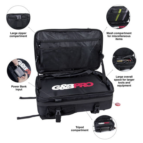G&BPRO Full Size Backpack mobile barber station organizer