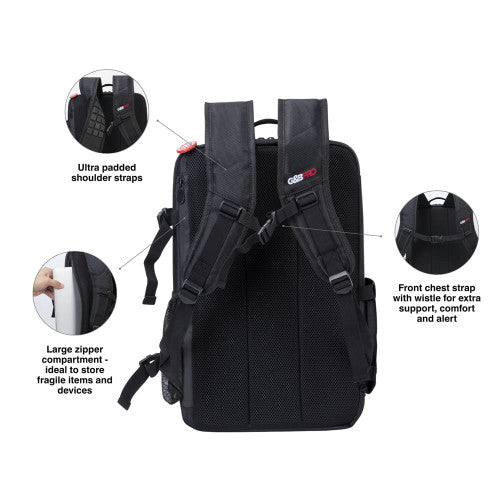 G&BPRO Full Size Backpack mobile barber station organizer