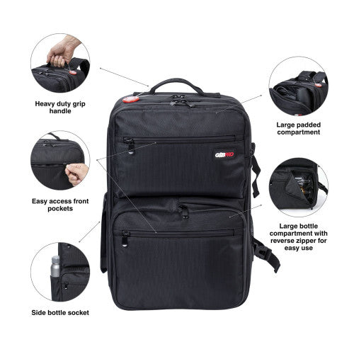 G&BPRO Full Size Backpack mobile barber station organizer