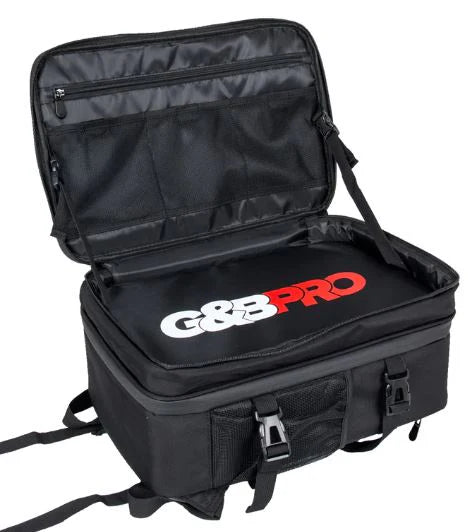 G&B PRO black LED barber backpack
