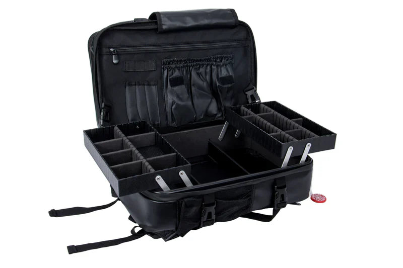 G&B Pro Premium Leather Mid Size Mobile Station Backpack