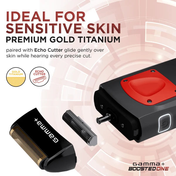 Gamma+ Boosted One Professional Single Foil Shaver #GP804B – 9,000 RPM