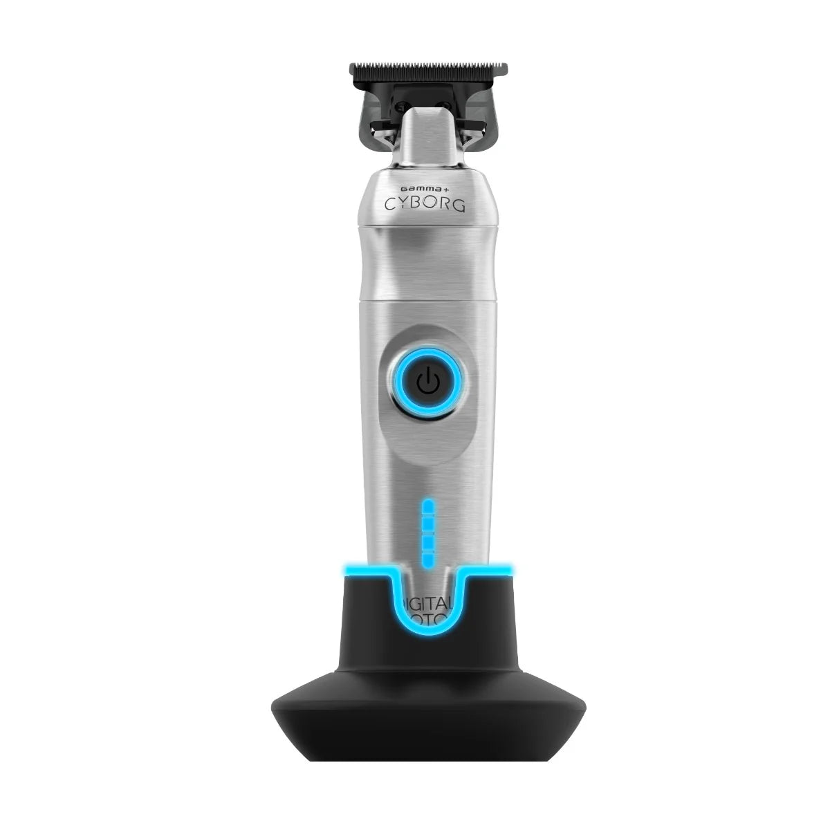 Gamma+ Cyborg Cordless Trimmer – Digital Brushless Motor, Metal Body, USB-C Rechargeable #GP401S
