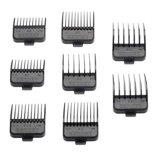 Gamma Double Magnetic Clipper Guards Black GPDMGB