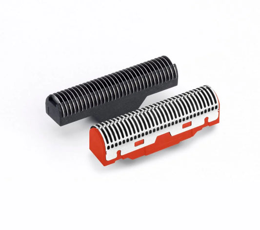 Gamma+ & StyleCraft Uno Shaver Replacement Cutters – 2-Pack (1 Red Crunchy & 1 Black Forged)