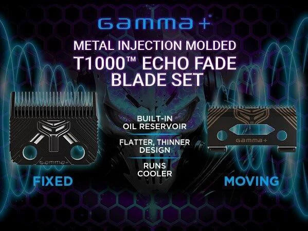 Gamma+ T1000 Echo Fade Clipper Blade Set GP540B