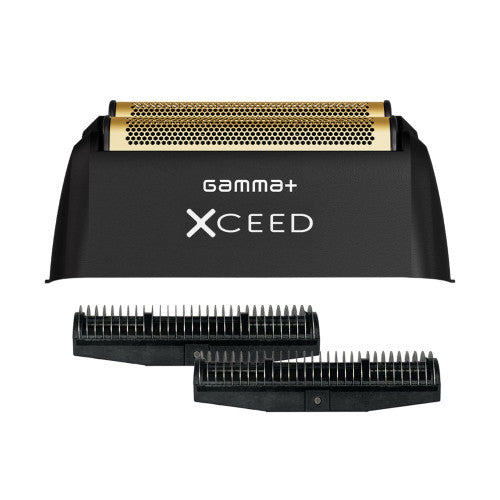 Gamma+ XCeed Gold Titanium Replacement Foil Head and Cutters