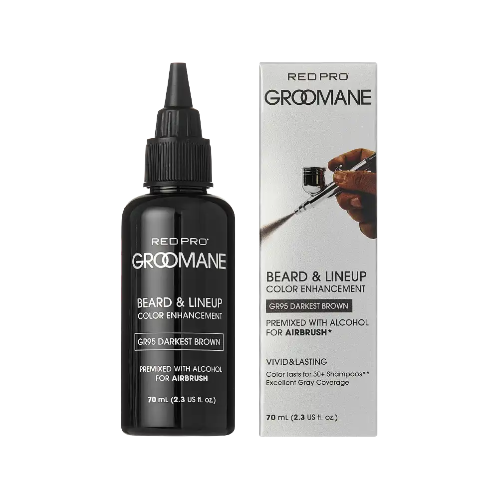Groomane Beard Enhancement PreMixed for Airbrush darkest brown