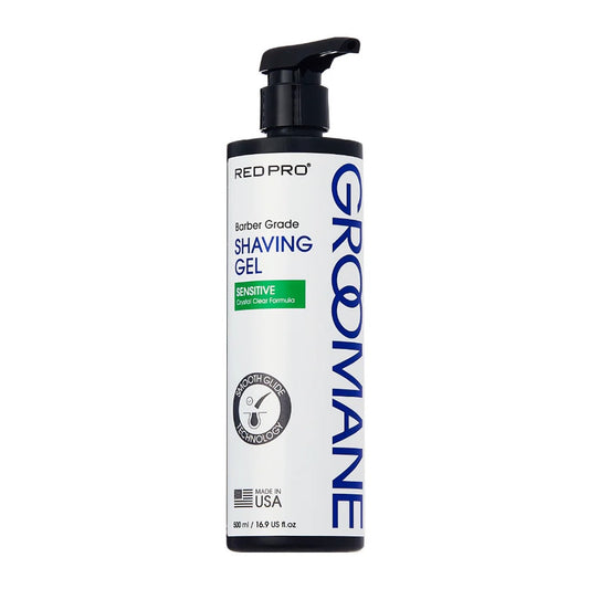 Groomane Sensitive Shaving Gel 16.9oz Clear Barber Shave Gel