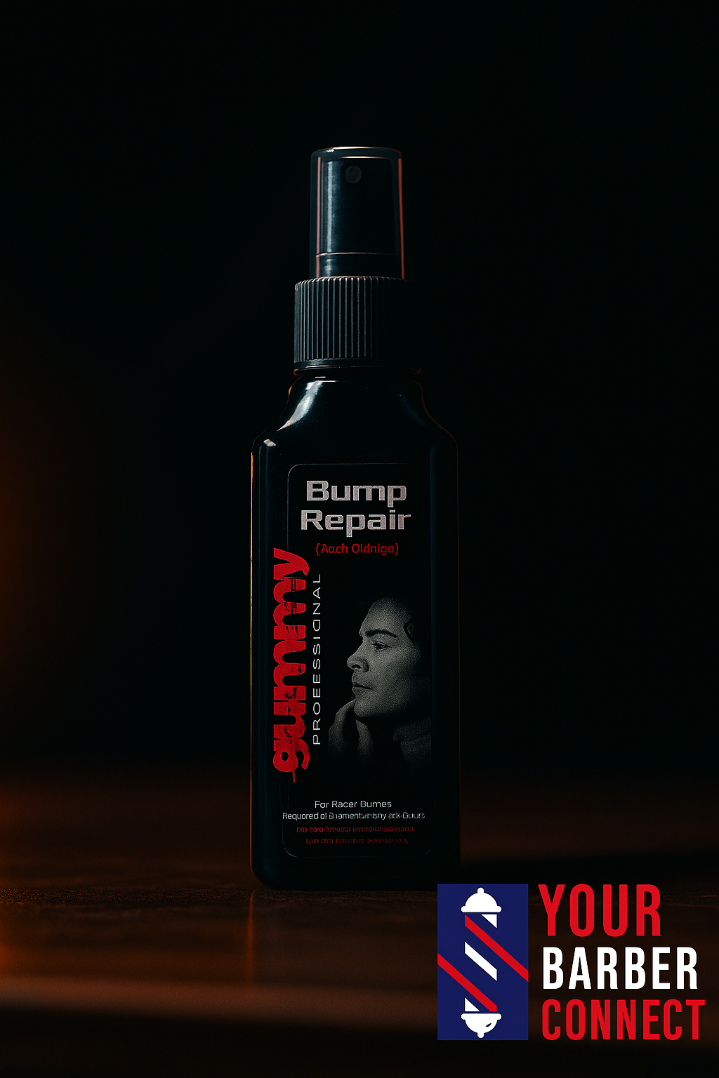 Gummy Bump Repair Spray for razor bumps and ingrown hairs