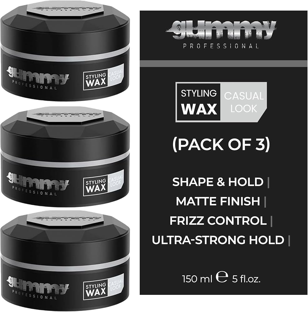 Gummy styling wax casual look soft hold texture 5oz