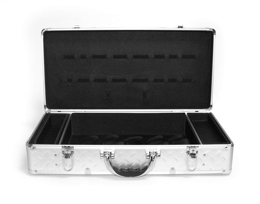 HairArt Silver Barber Case 5 Clipper Tool Storage