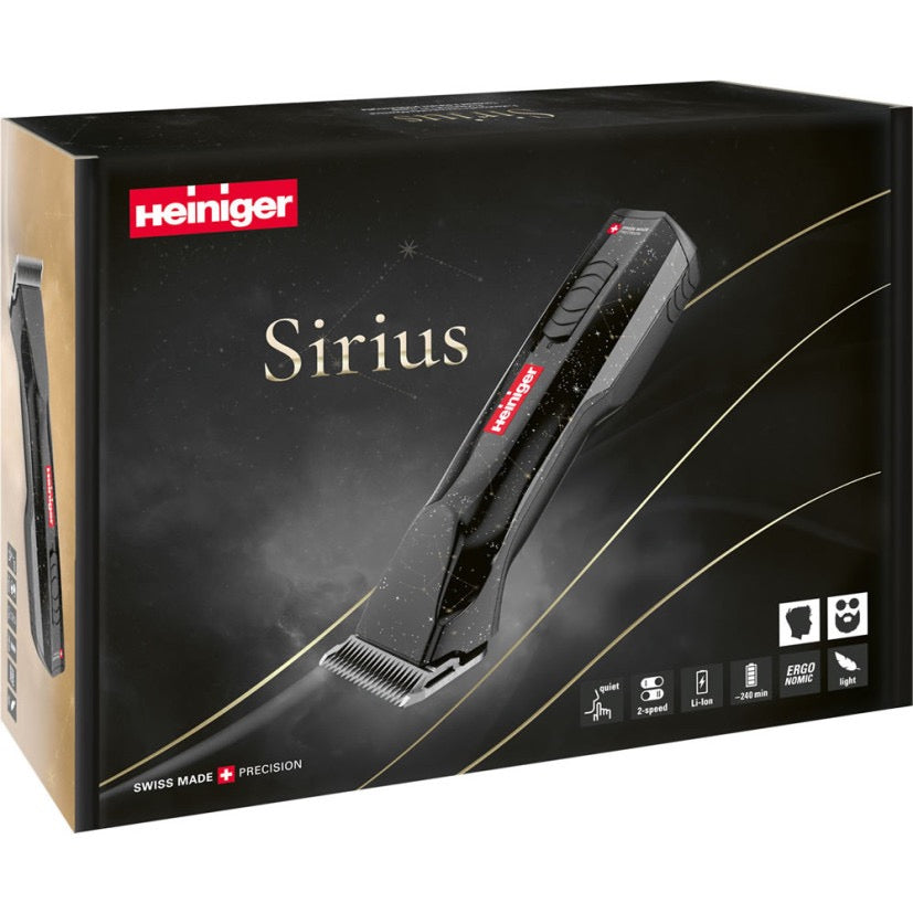 Heiniger Sirius Gold 2-Speed Detachable Blade Cordless Clipper