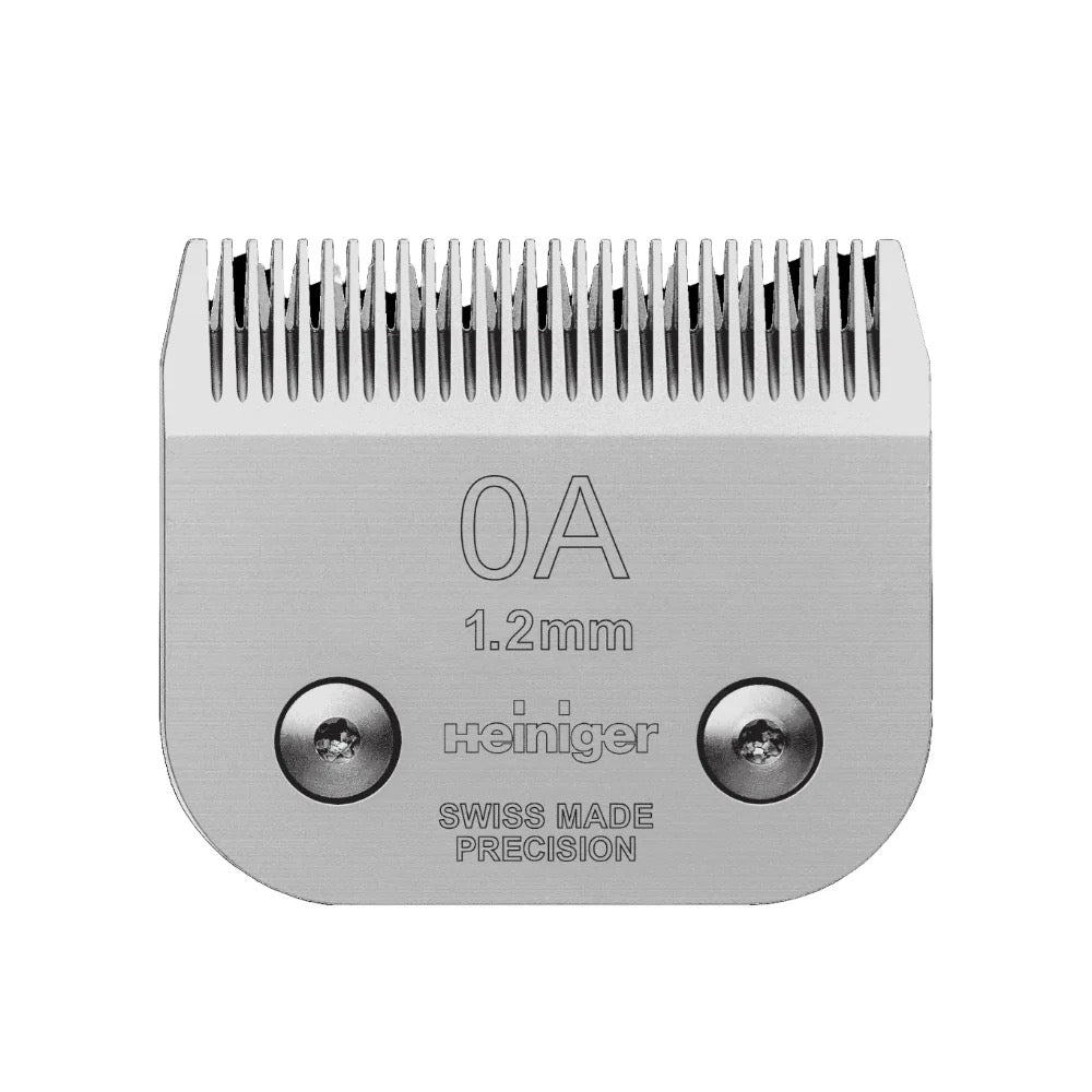 Heiniger Size 0A detachable clipper blade 1.2mm Swiss precision