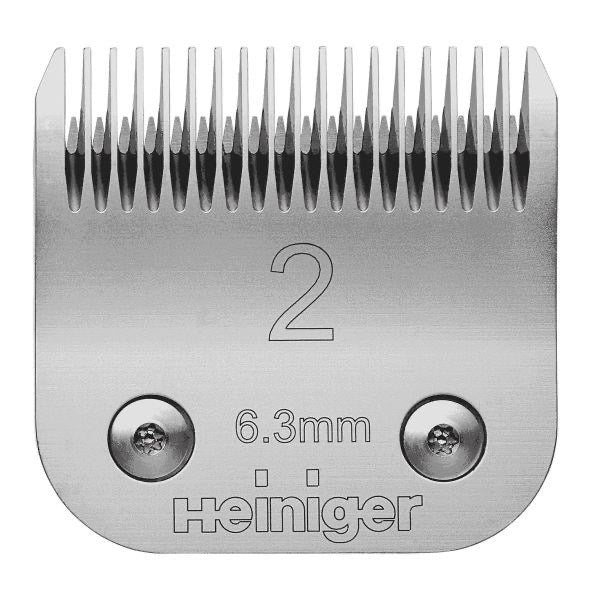 Heiniger Size 2 detachable clipper blade 6.3mm Swiss precision