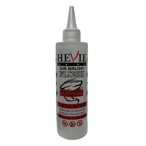 Hevie Airbrush Flush 8oz compressor cleaner for enhancement systems