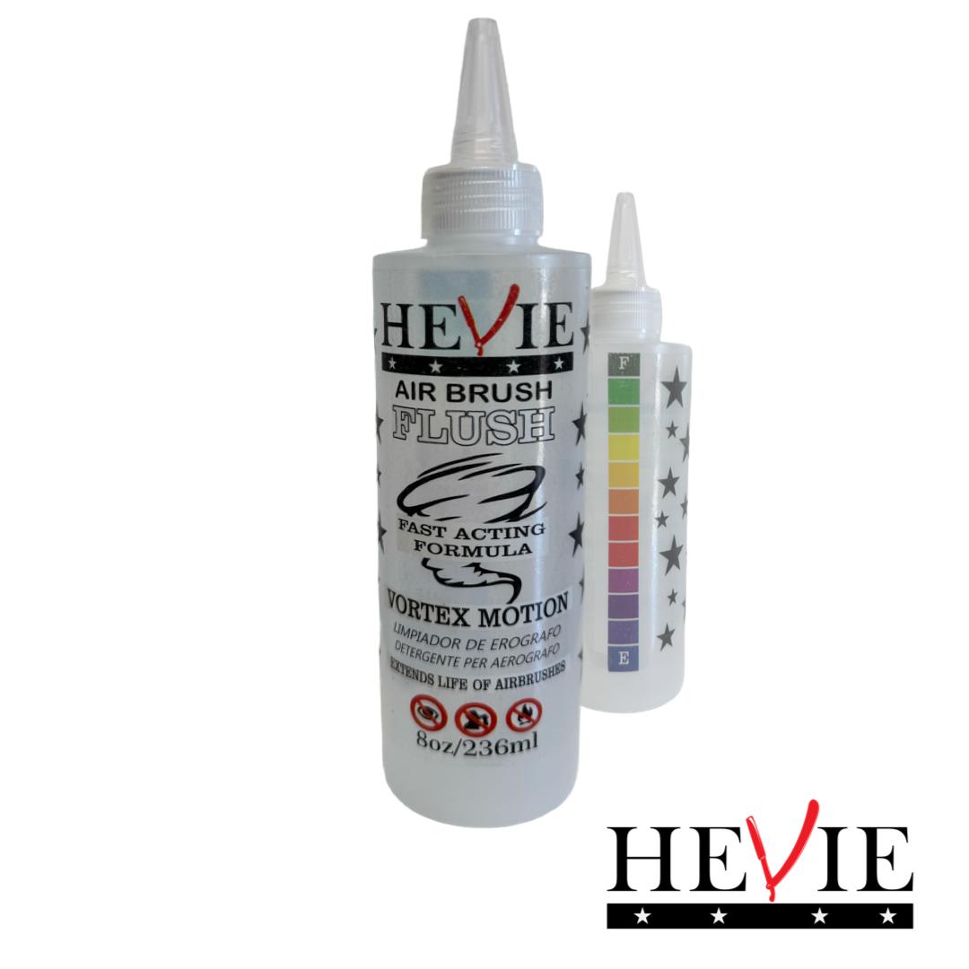 Hevie Airbrush Flush 8oz compressor cleaner for enhancement systems