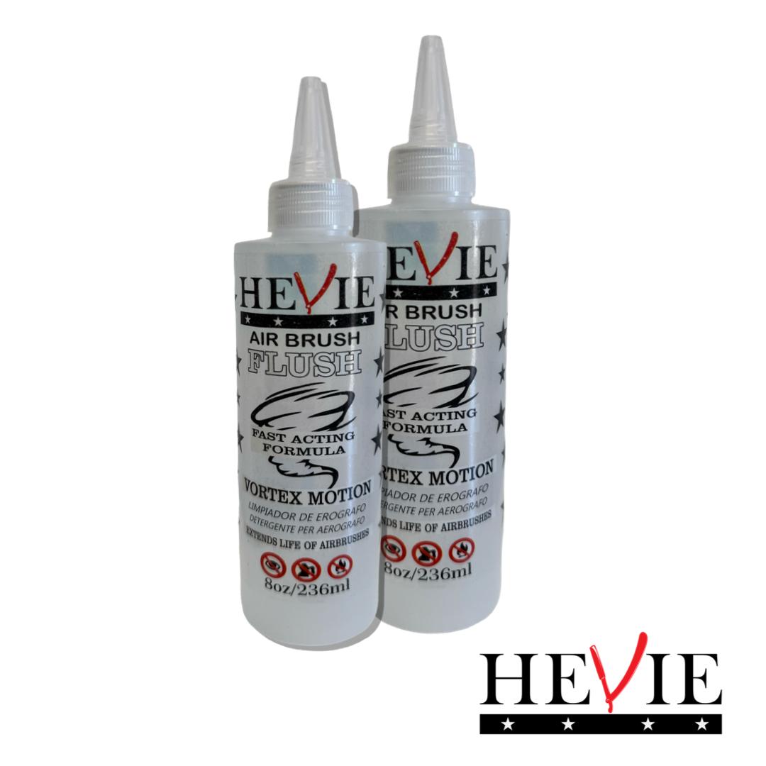 Hevie Airbrush Flush 8oz compressor cleaner for enhancement systems