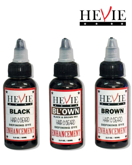 Hevie Enhancement 2oz – Professional Hairline Enhancement Color - BL'OWN - Black/Brown