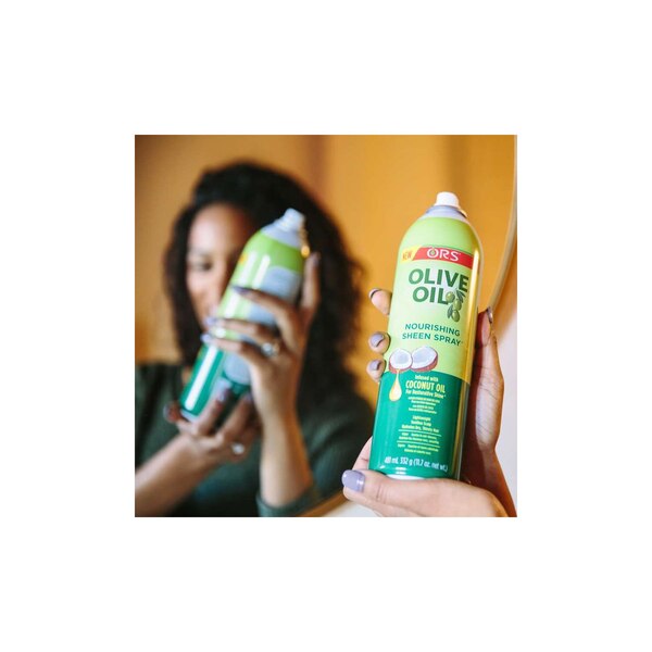 ORS OLIVE OIL NOURISHING SHEEN SPRAY 11.7 OZ infused with Coconut Oil