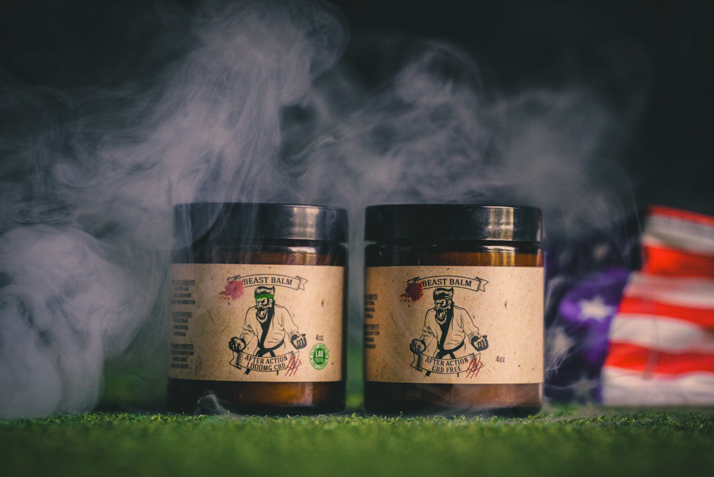 Johnny Slicks After Action Hemp-Free Beast Balm – No CBD – hemp-free Beast Balm lifestyle product image