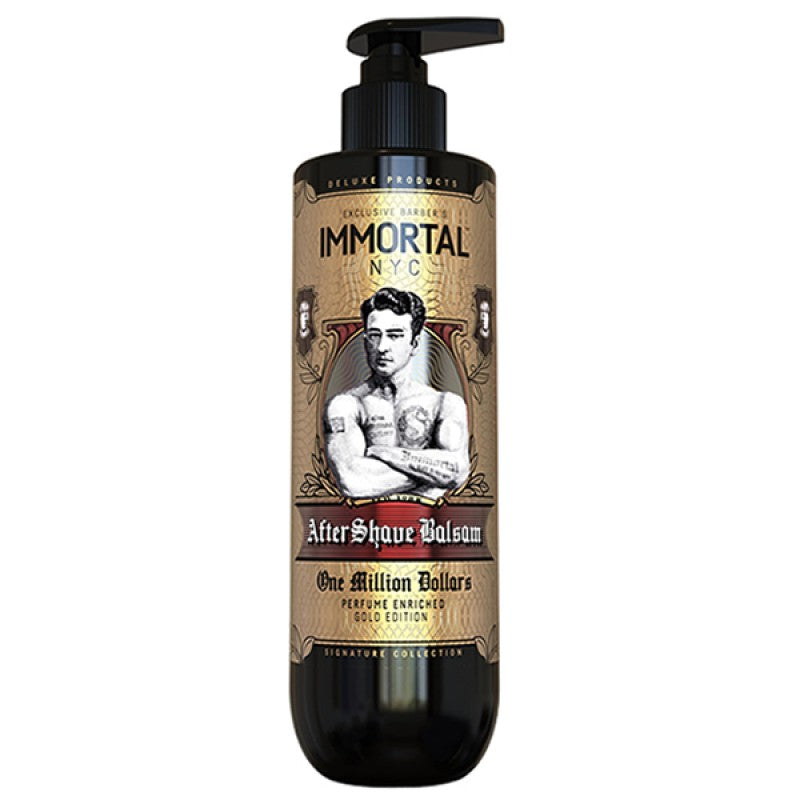 IMMORTAL ONE MILLION DOLLARS AFTERSHAVE BALSAM 16.9OZ