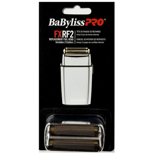 BABYLISS PRO SHAVER REPLACEMENT FOIL & CUTTER - SILVER # FXRF2