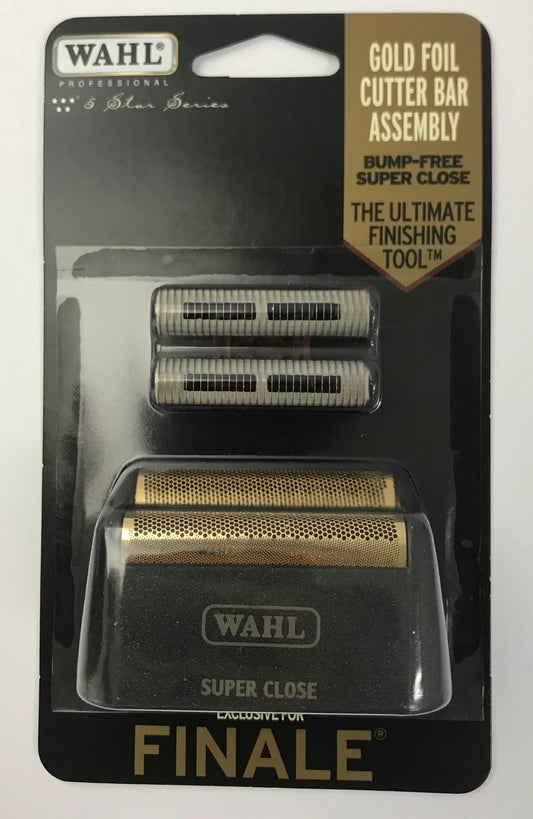 Wahl Professional 5-Star Series - Replacement Foil and Cutter Bar Assembly - Black & Gold #7043