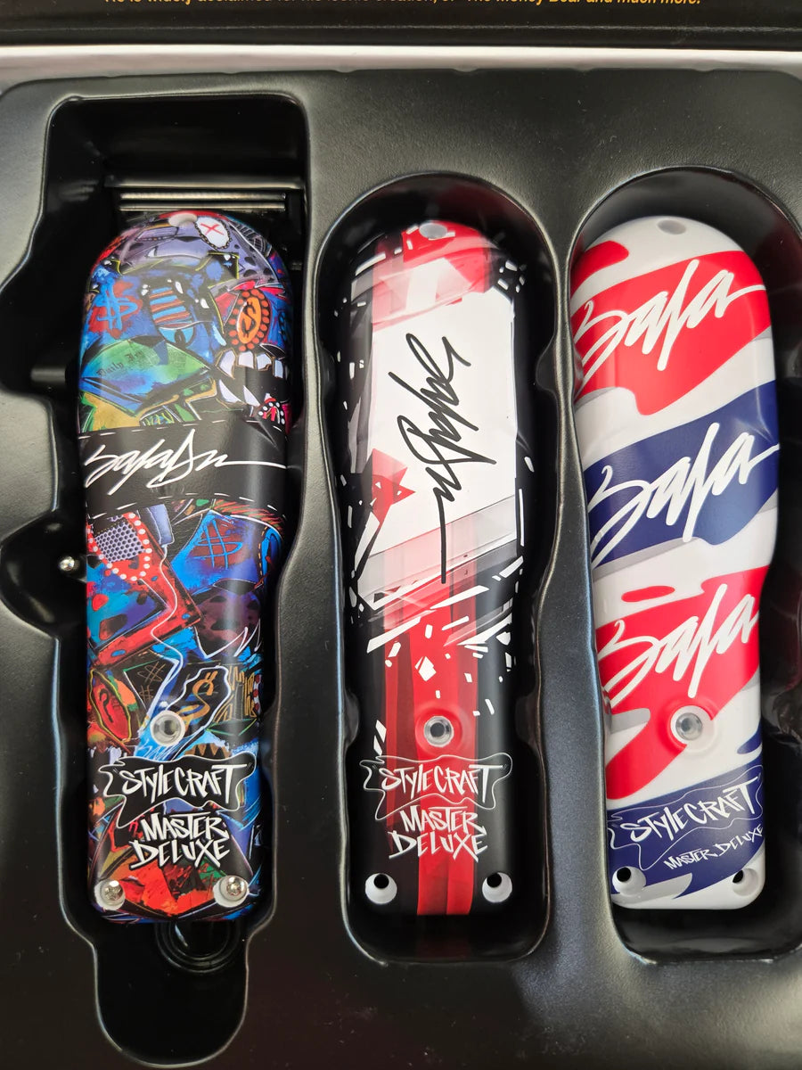 STYLECRAFT REBEL SUPER-TORQUE MODULAR CORDLESS CLIPPER W/ ECHO BLADE - KING SALADEEN LIMITED EDITION