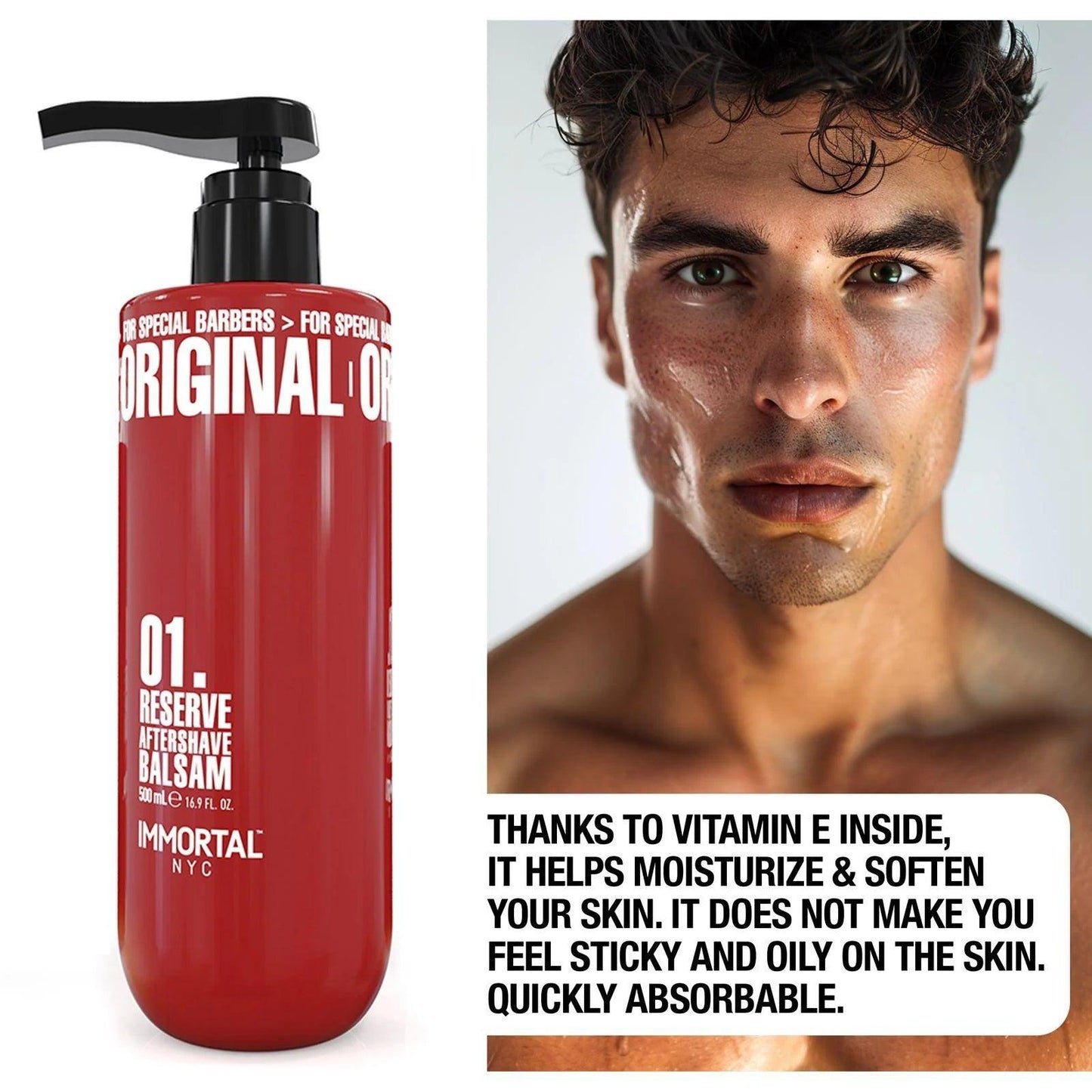 Immortal Reserve 01 Aftershave Balsam 16.9oz Inspired by Baccarat Rouge 540