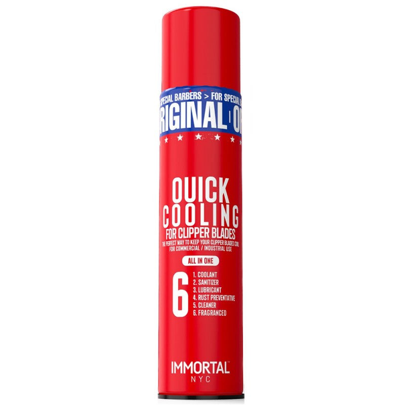 IMMORTAL Quick Cooling 6-In-1 Clipper Spray 20.29oz Blade Care Solution