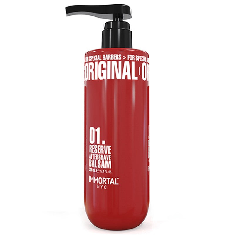 IMMORTAL Reserve 01 Aftershave Balsam 16.9oz Professional Post-Shave Balm