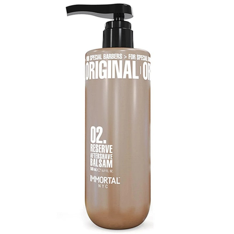 IMMORTAL Reserve 02 Aftershave Balsam 16.9oz Professional Post-Shave Care