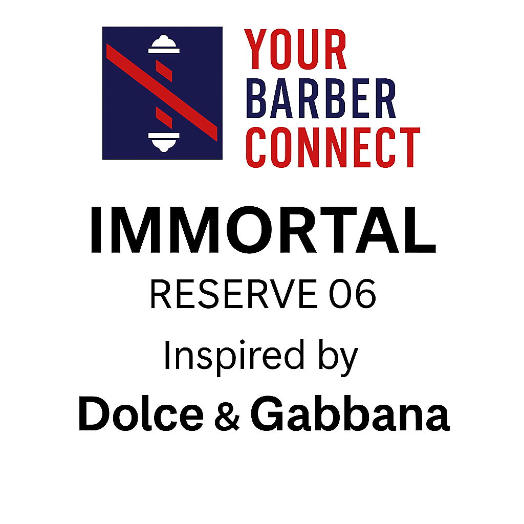 IMMORTAL Reserve 06 Eau De Cologne 16.9oz Premium Barbershop Fragrance