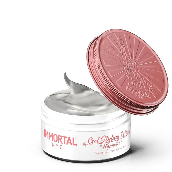 Immortal NYC Hypnotic Hair Wax Gel 150ml Strong Hold Low Shine Styling Wax